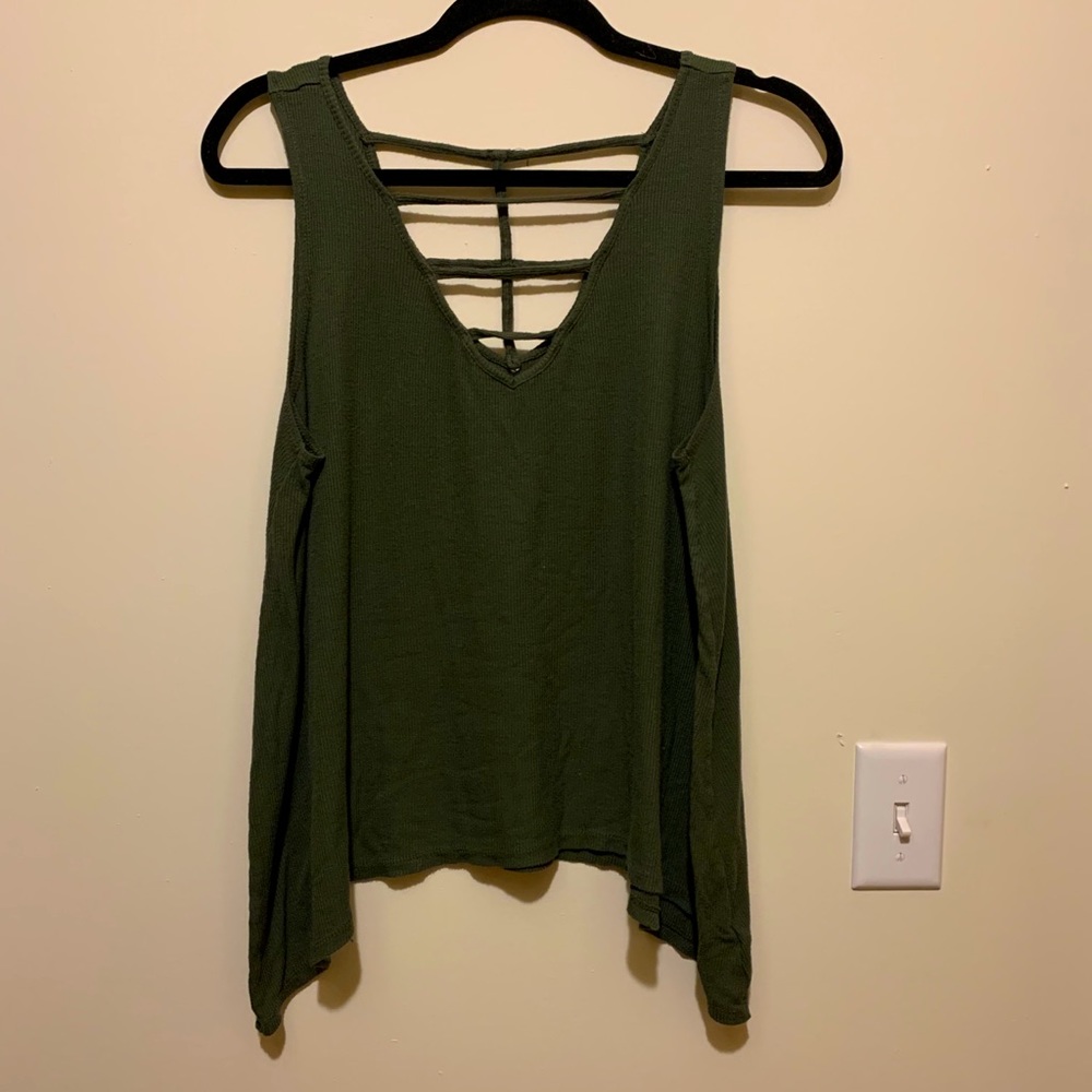 Dark Green Tank top
